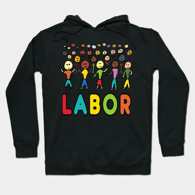 Labor Hoodie by Mark Ewbie